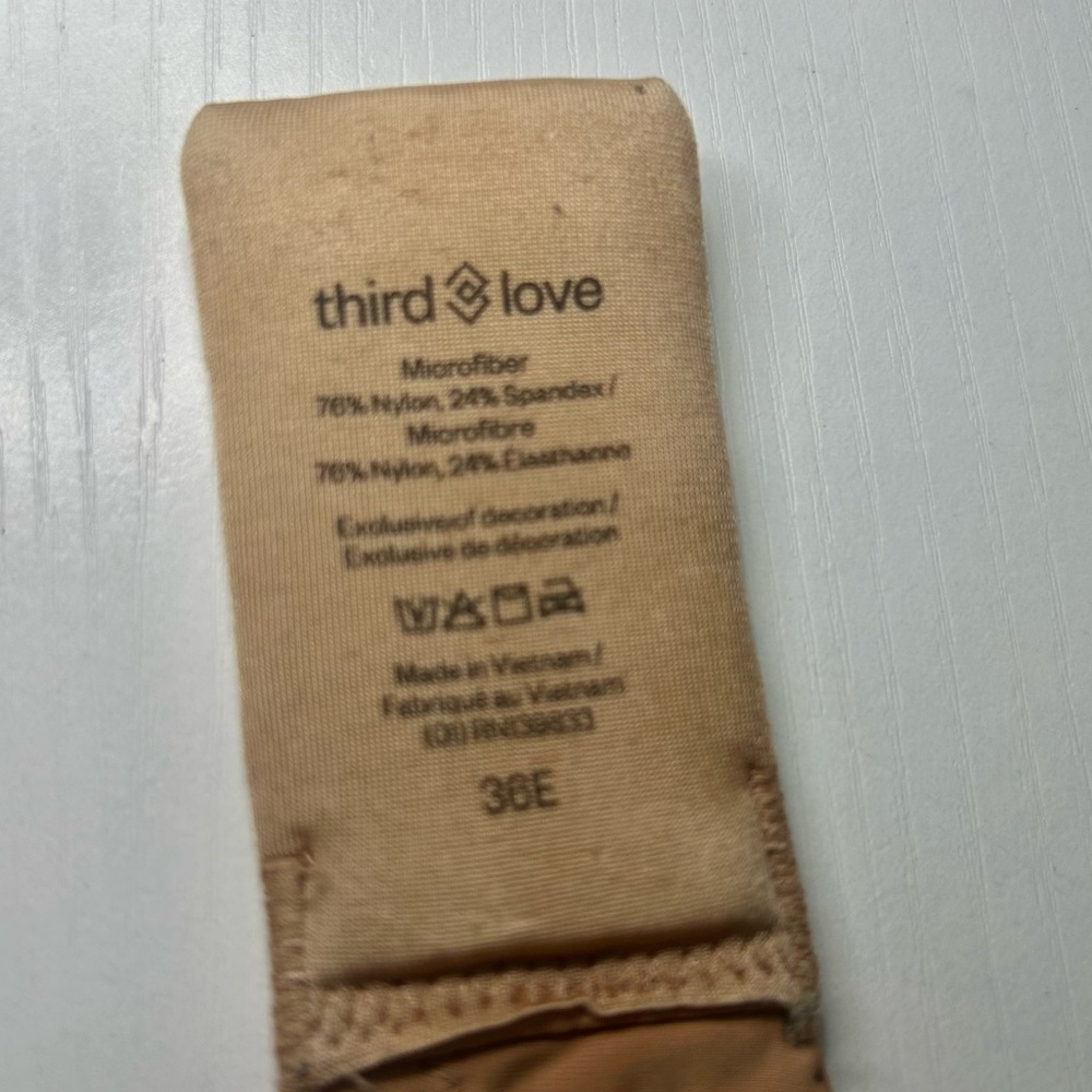 ThirdLove Classic Tan Nude Adjustable Strap Bra 36E - Picture 11 of 15